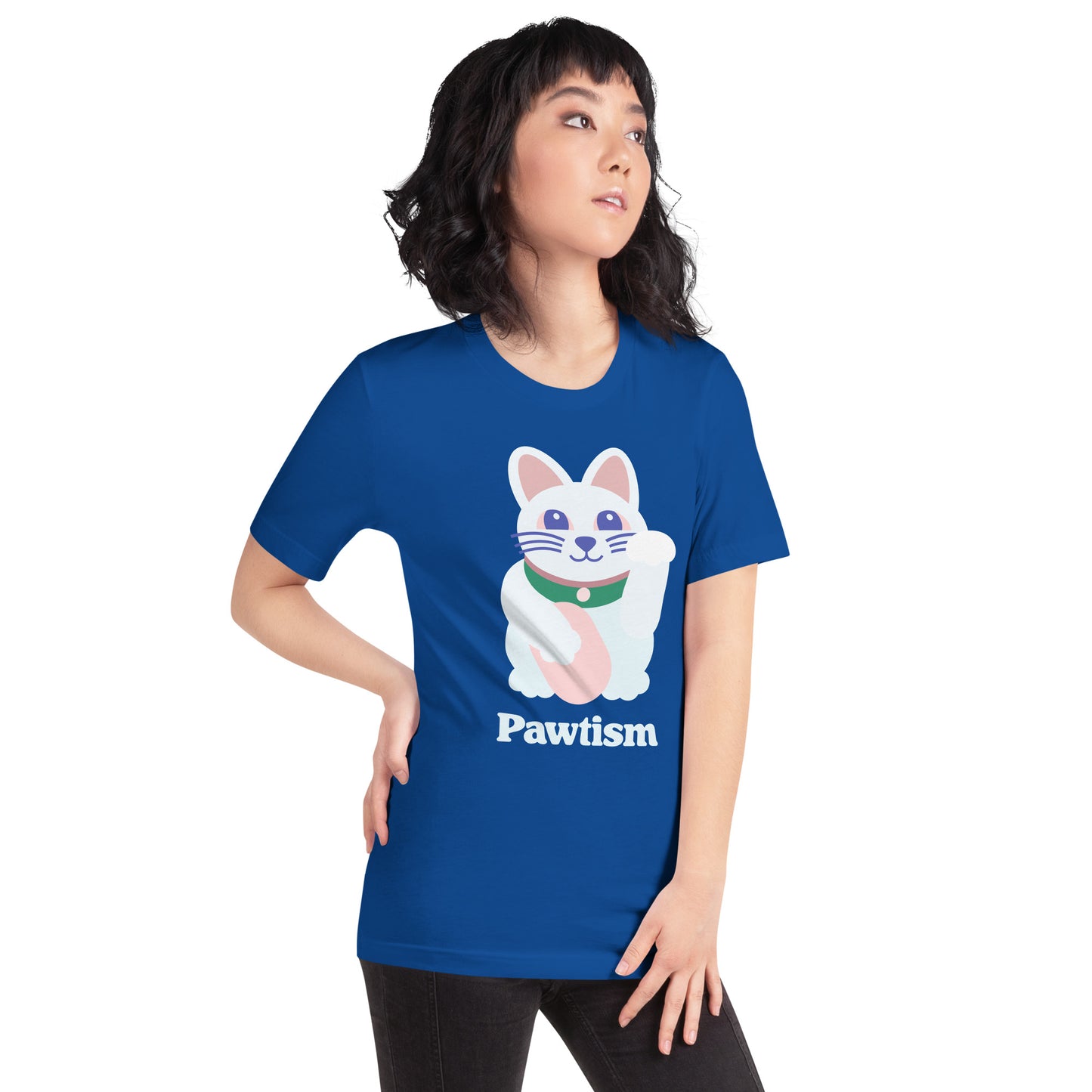 Pawtism Unisex T-shirt (True Royal)