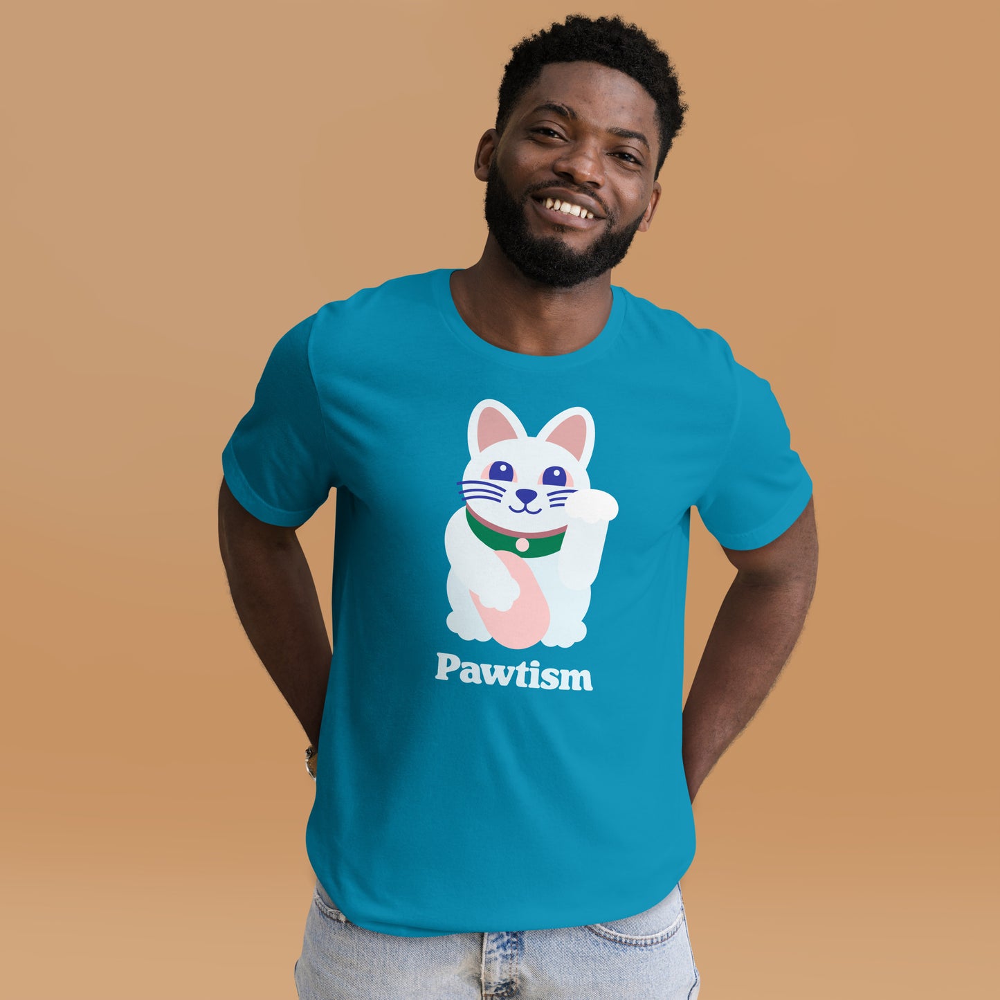 Pawtism Unisex T-shirt (Aqua)