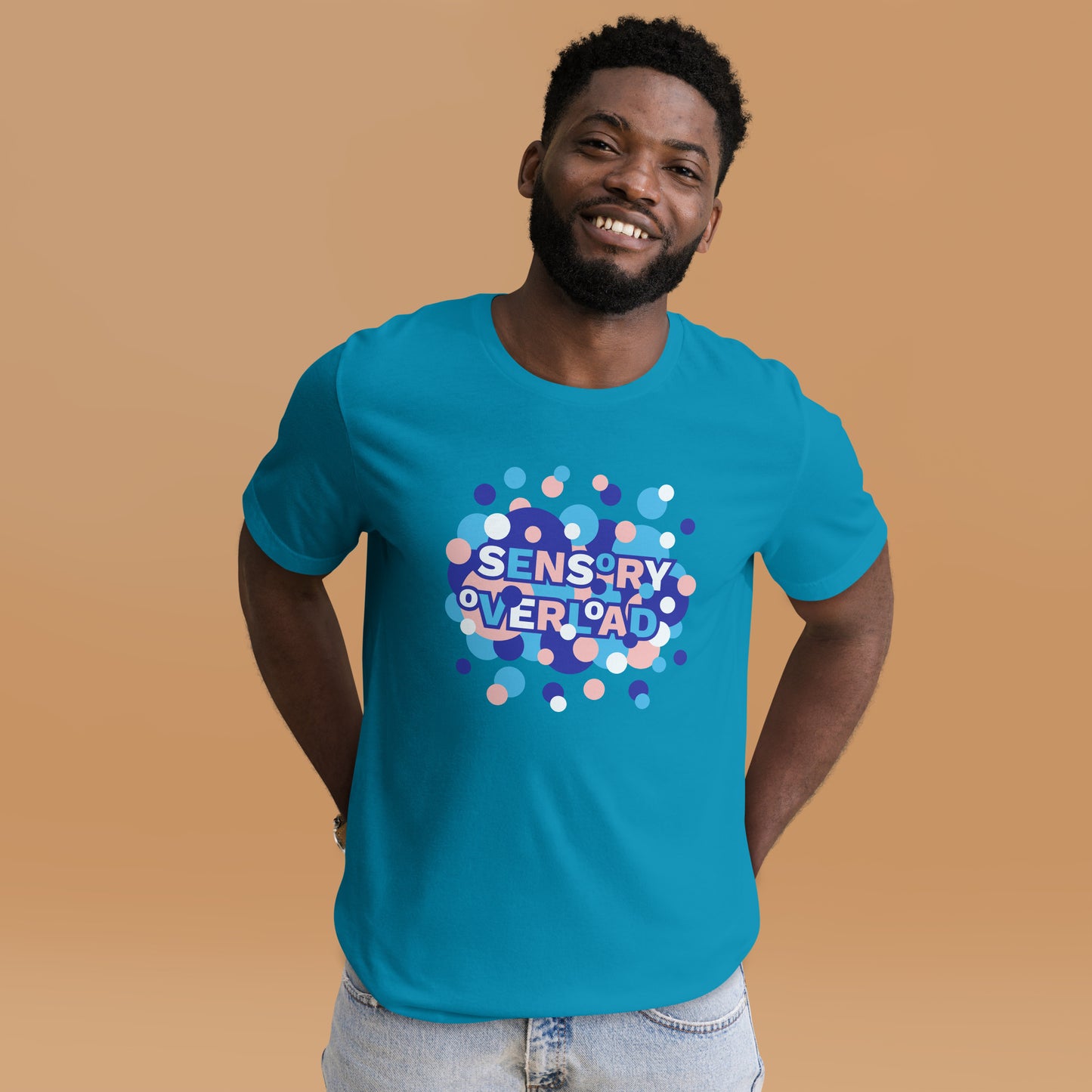 Sensory Overload Unisex T-shirt (Aqua)