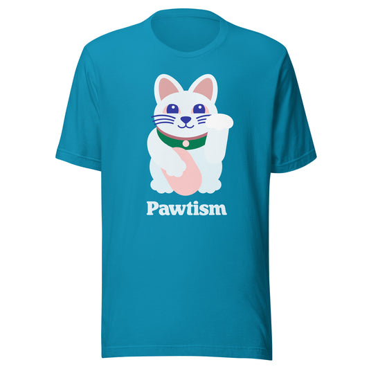 Pawtism Unisex T-shirt (Aqua)