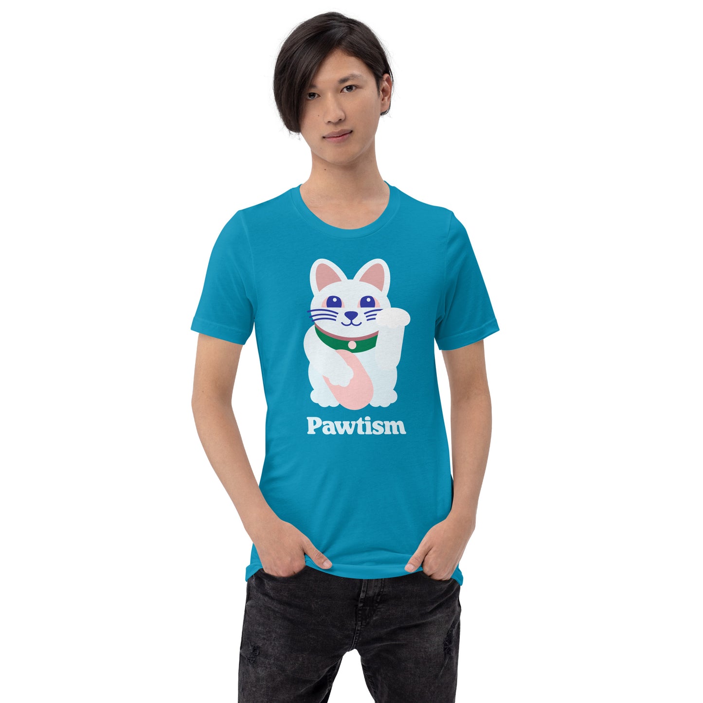 Pawtism Unisex T-shirt (Aqua)