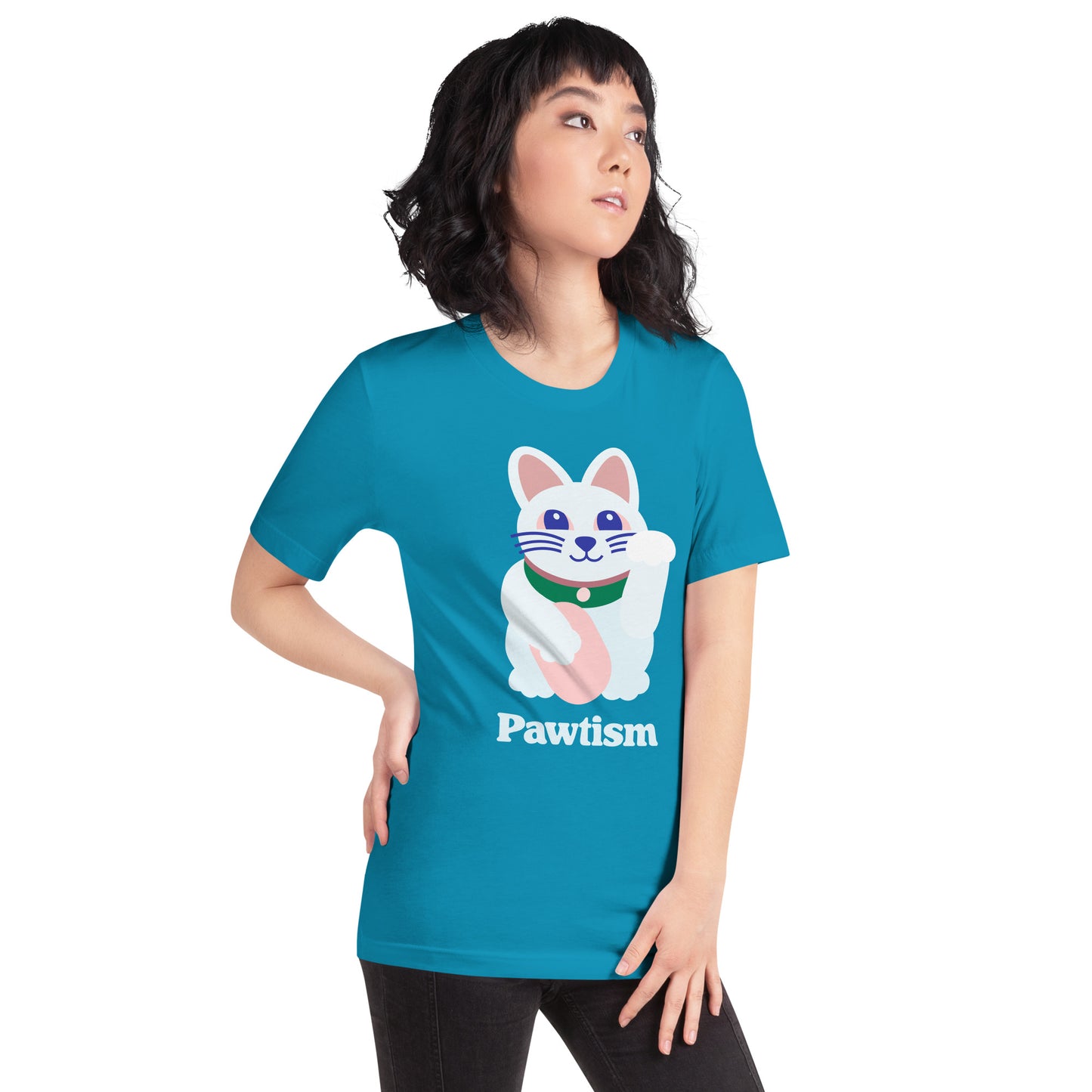 Pawtism Unisex T-shirt (Aqua)