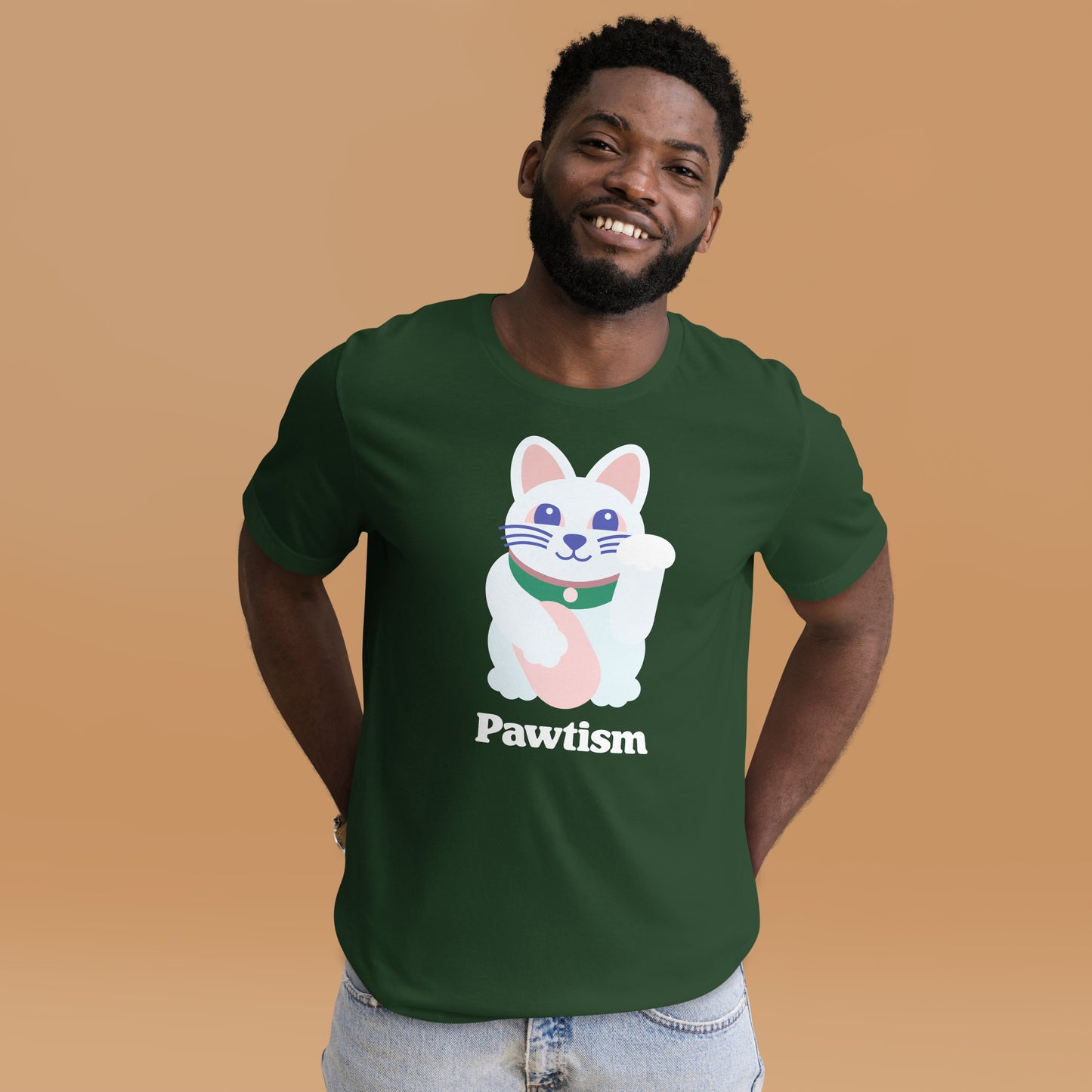 Pawtism Unisex T-shirt (Forest)