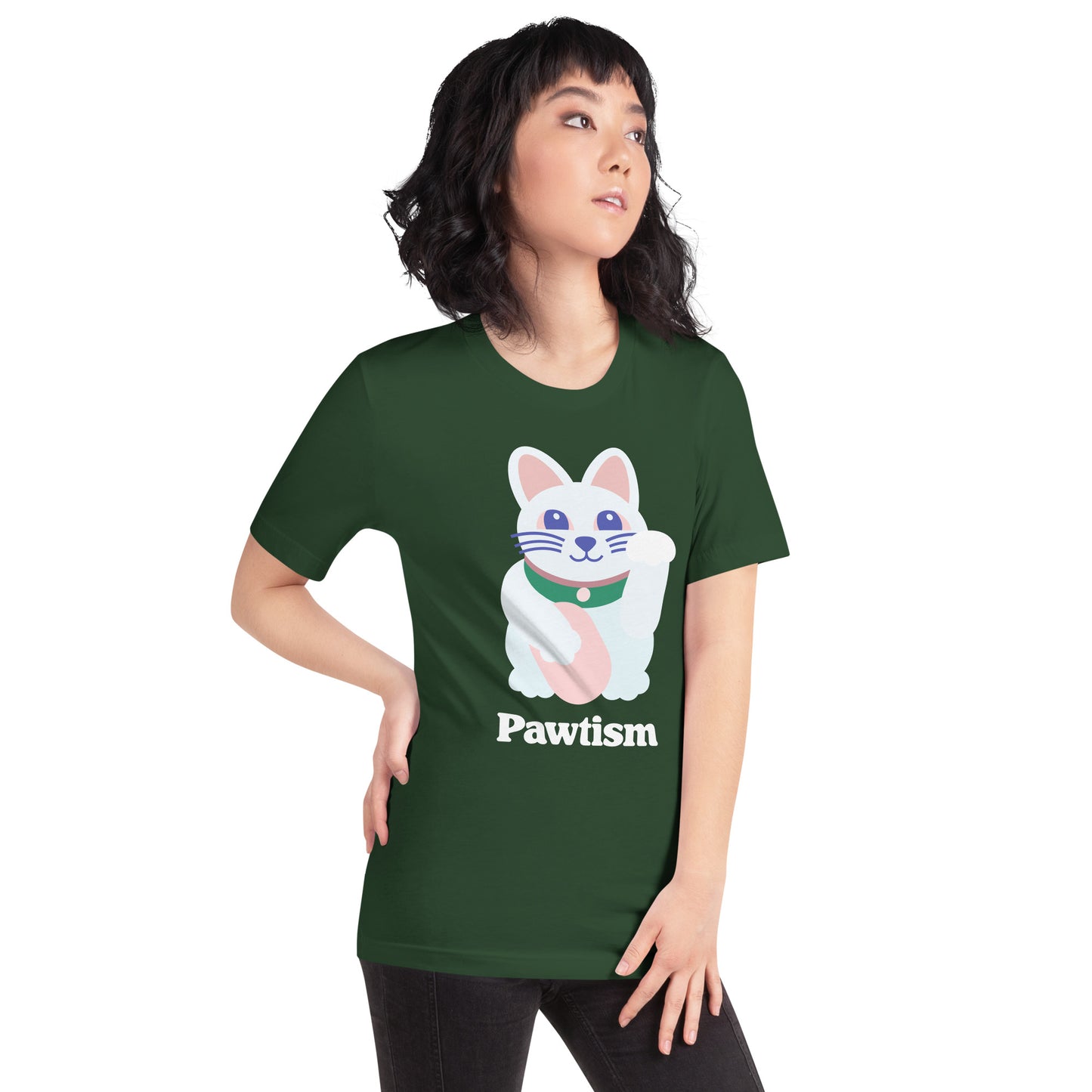 Pawtism Unisex T-shirt (Forest)