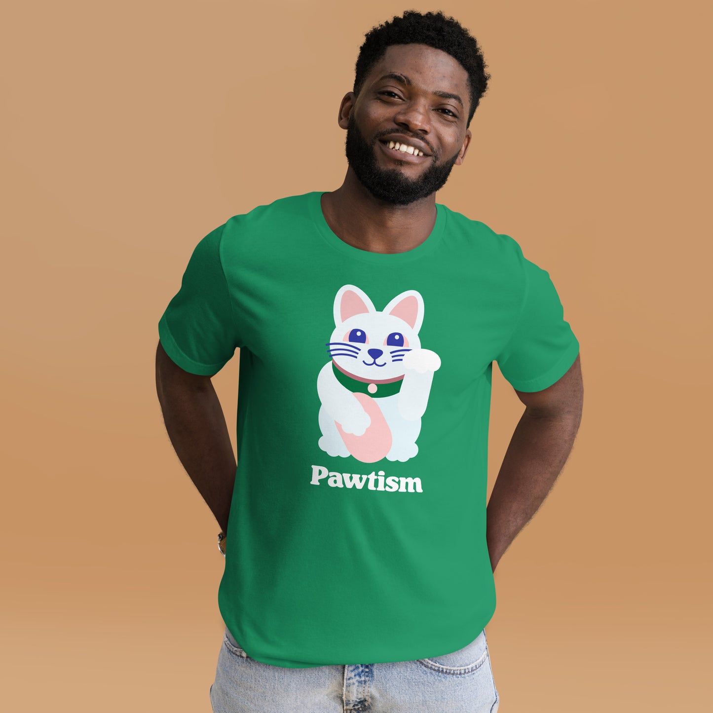 Pawtism Unisex T-shirt (Kelly Green)