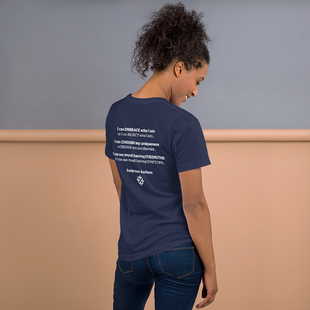 Embrace Autism Unisex T-shirt (Navy)