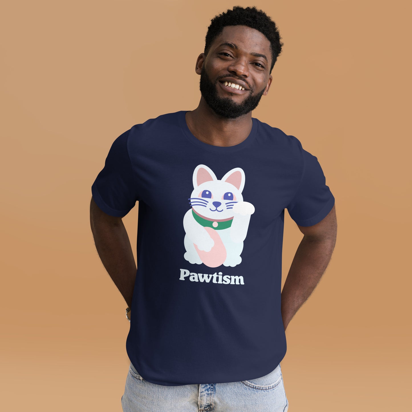 Pawtism Unisex T-shirt (Navy)