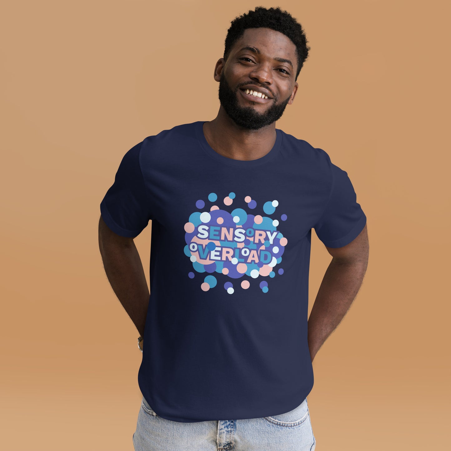 Sensory Overload Unisex T-shirt (Navy)