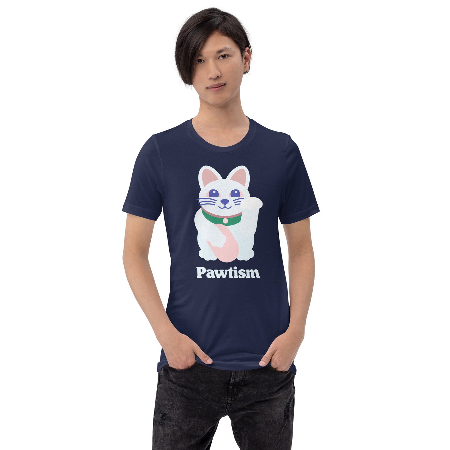 Pawtism Unisex T-shirt (Navy)