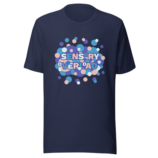 Sensory Overload Unisex T-shirt (Navy)