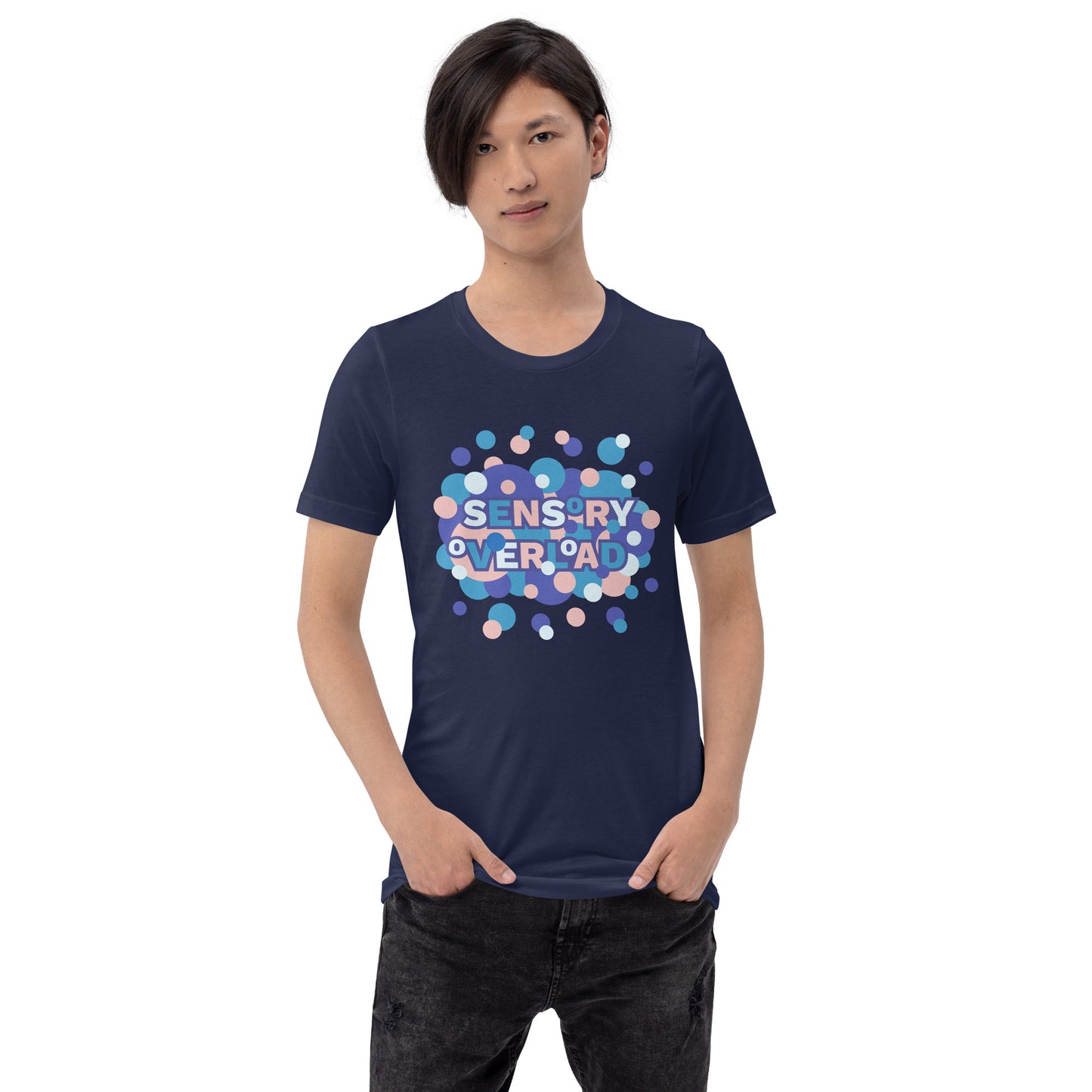 Sensory Overload Unisex T-shirt (Navy)