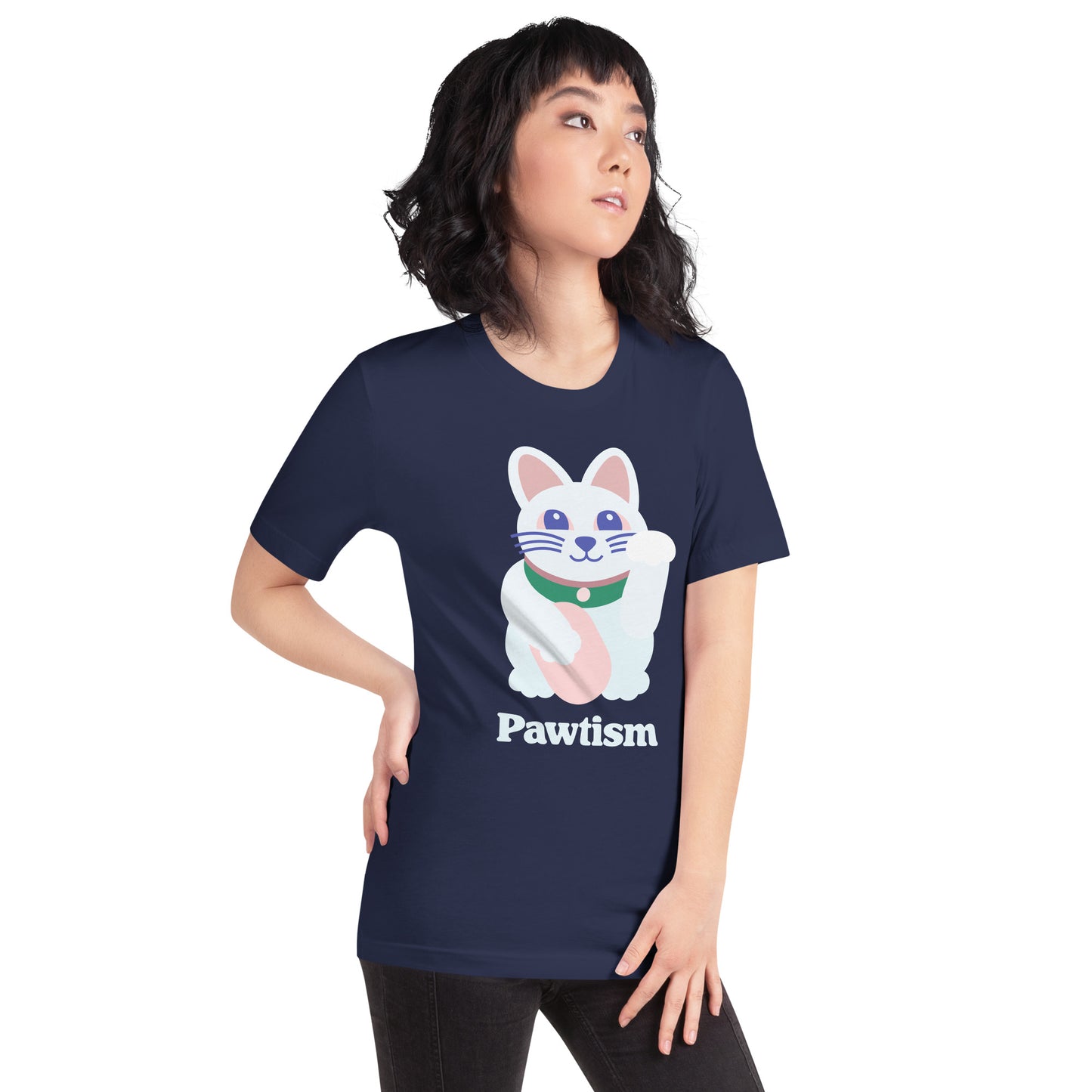 Pawtism Unisex T-shirt (Navy)