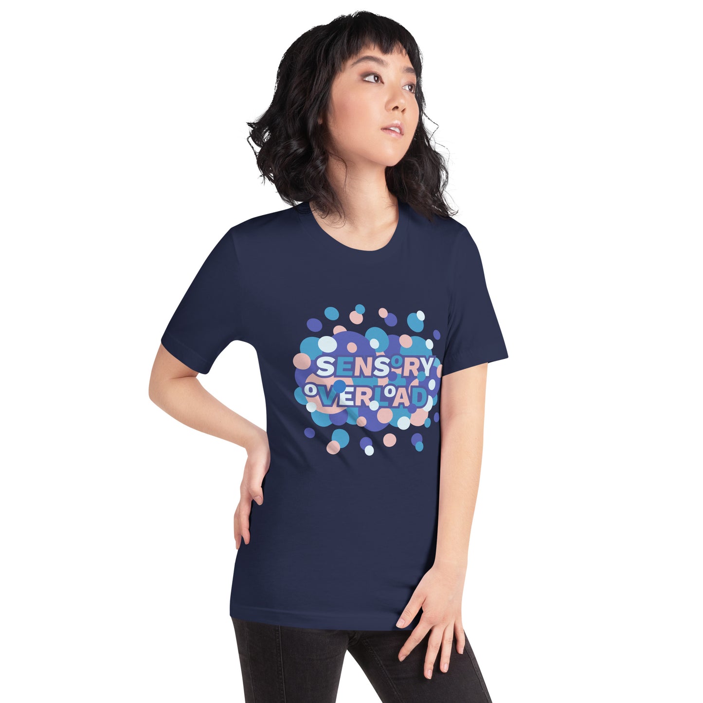 Sensory Overload Unisex T-shirt (Navy)