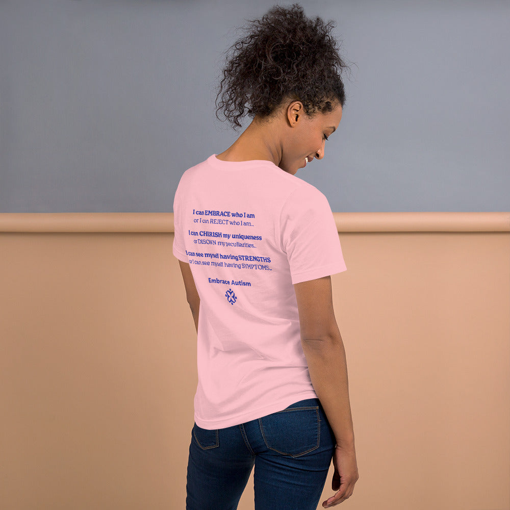 Embrace Autism Unisex T-shirt (Pink)