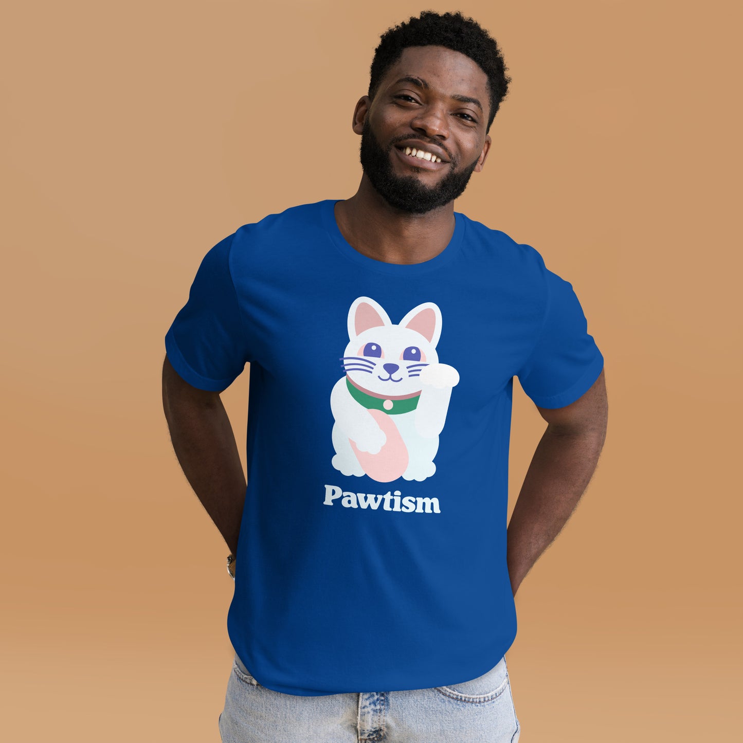 Pawtism Unisex T-shirt (True Royal)