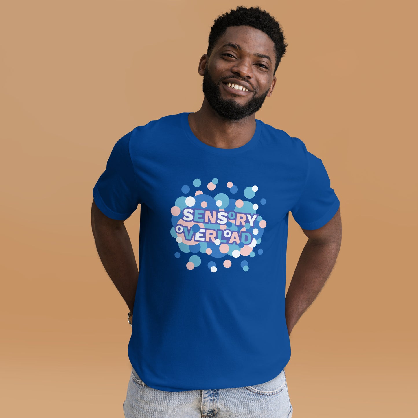 Sensory Overload Unisex T-shirt (True Royal)