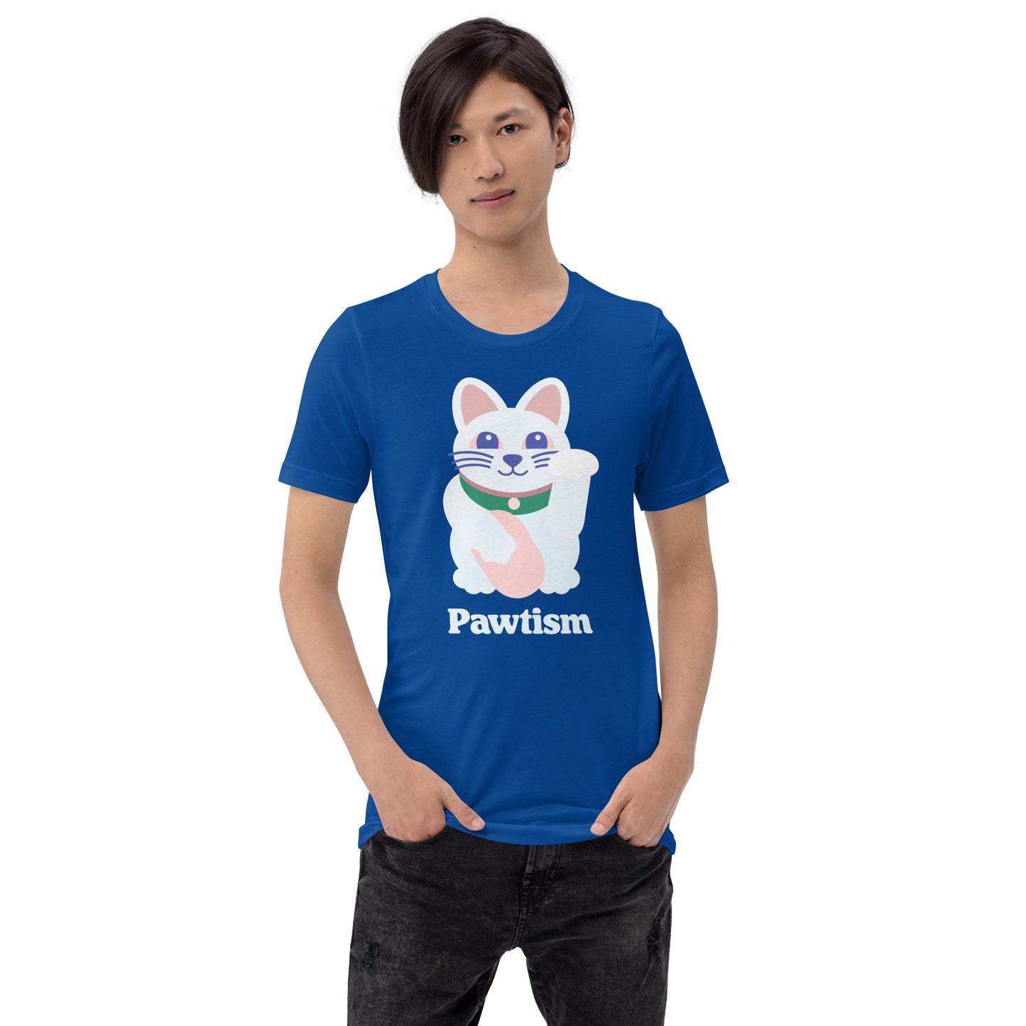 Pawtism Unisex T-shirt (True Royal)