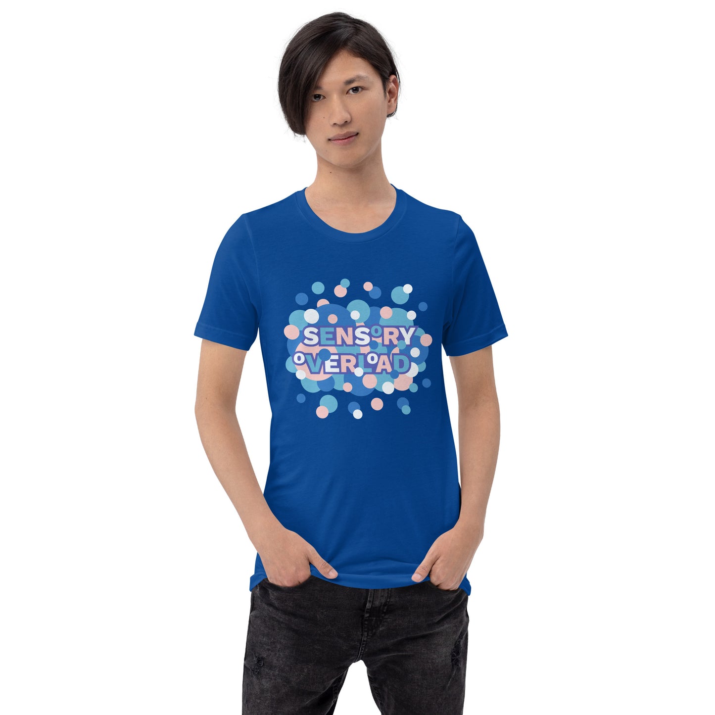 Sensory Overload Unisex T-shirt (True Royal)