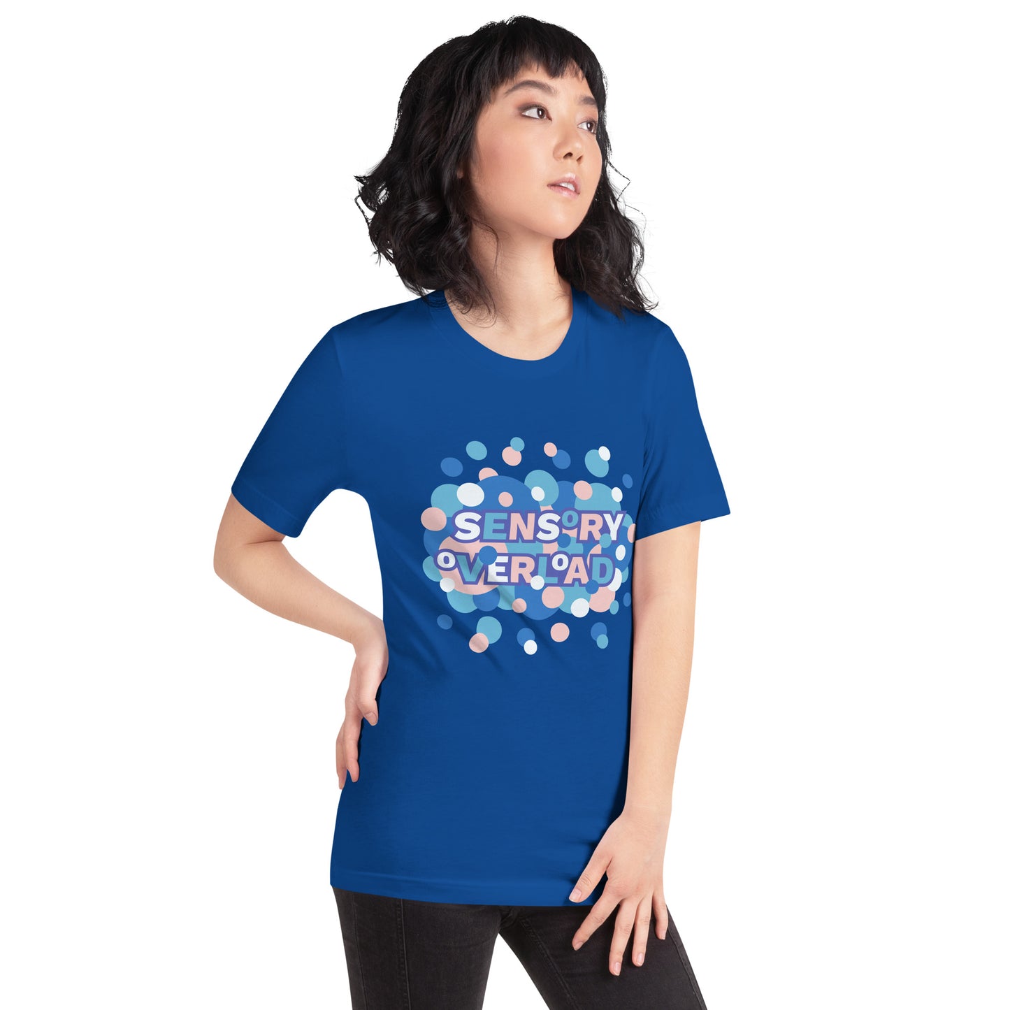 Sensory Overload Unisex T-shirt (True Royal)