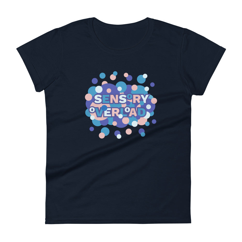 Women's Sensory Overload T-shirt (Navy)