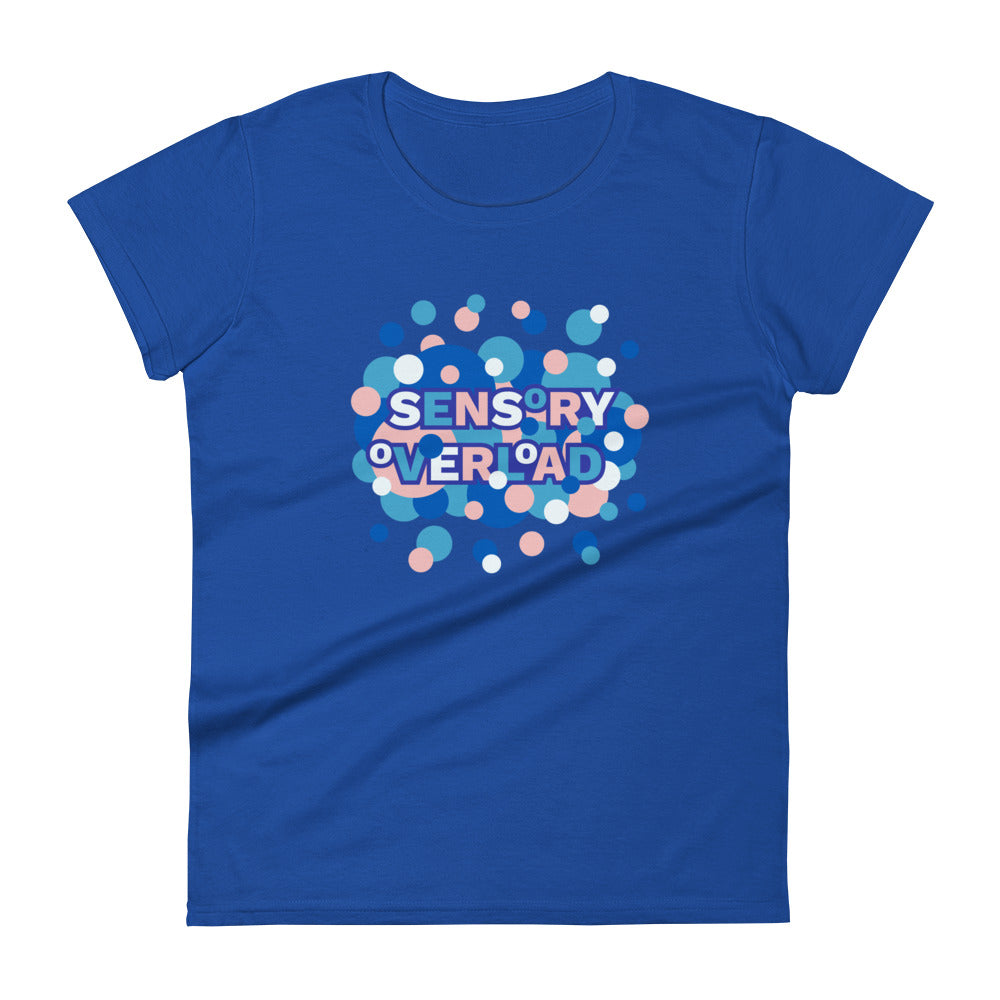 Women's Sensory Overload T-shirt (Royal Blue)